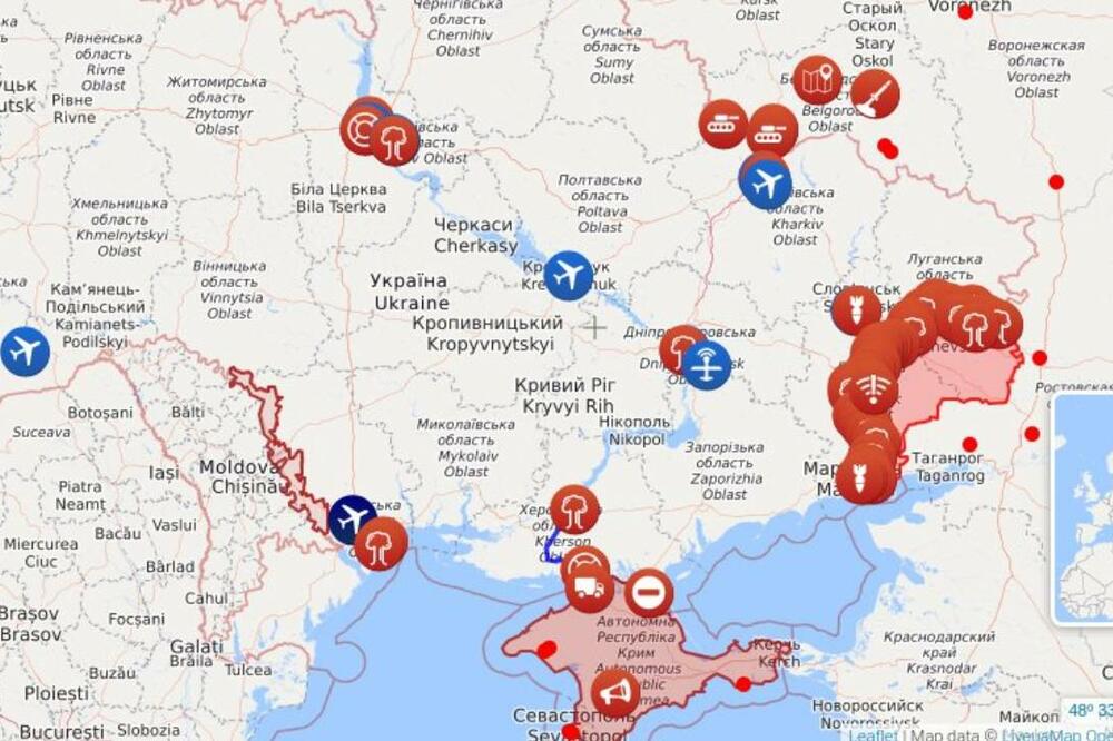 OVO JE MAPA INVAZIJE NA UKRAJINU! POČELO ISKANDEROM! Šta se zapravo dešava NA TERENU, tenkovi idu ka Kijevu, napad kod Odese!