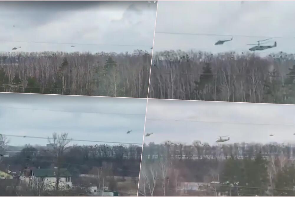 RUSKA VOJSKA PRIBLIŽAVA SE KIJEVU: Masovni helikopterski desant i nad Višgorodom! VIDEO