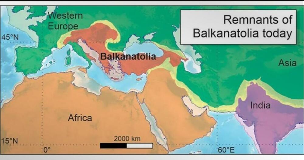 Balkanatolija, drevni kontinet