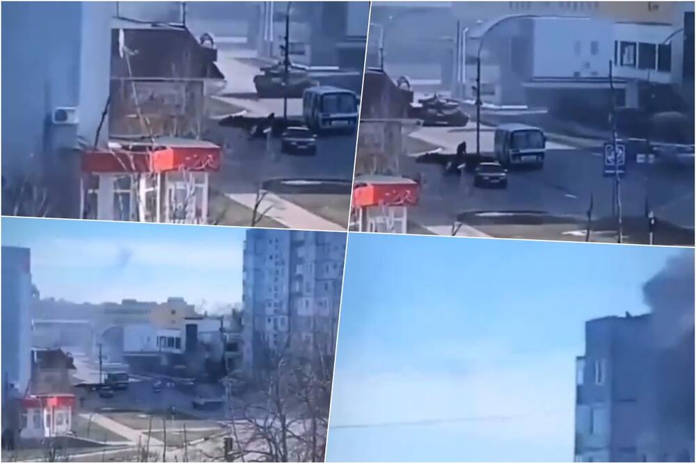 OKRŠAJ U GRADU OHTIRKA: Ruski tenkovi T-72 u okršaju sa ukrajinskom vojskom!