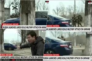 REPORTER CNN IZ KIJEVA: Ovo su ruske jedinice koje su zauzele aerodrom! Sve imaju ovu jedinstvenu oznaku! VIDEO