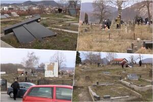 NOVA PROVOKACIJA NA KIM: Srbi na Zadušnice obišli groblje u Južnoj Mitrovici, veliki broj nadgrobnih spomenika uništen