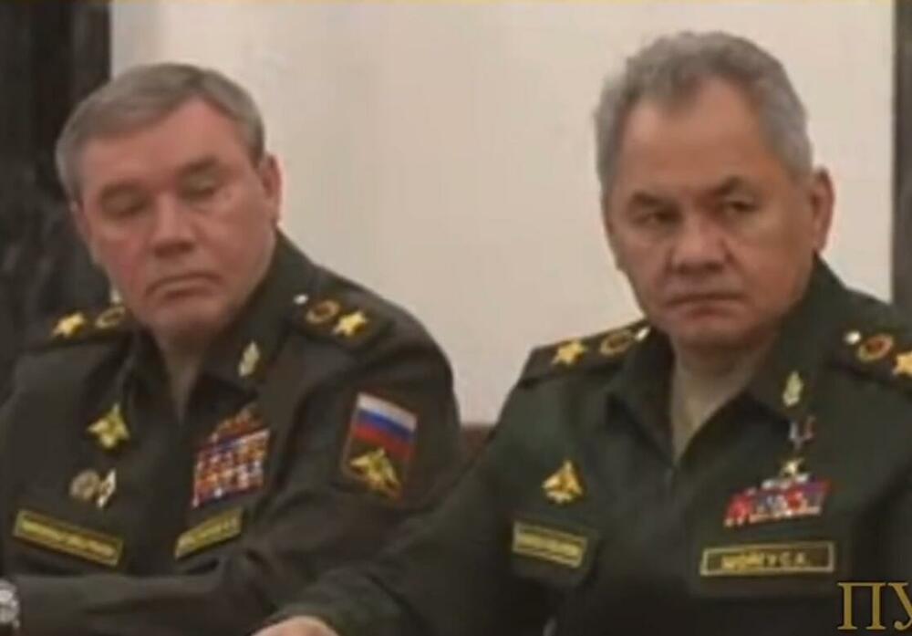Vladimir Putin, Sergej Šojgu, Valerij Gerasimov