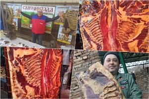 U CARSTVO SLANINE STIŽE IZ KIKINDE: Željko Rašević u Kačarevo nosi 170 kilograma tešku slaninu, najveća u Srbiji! (FOTO)