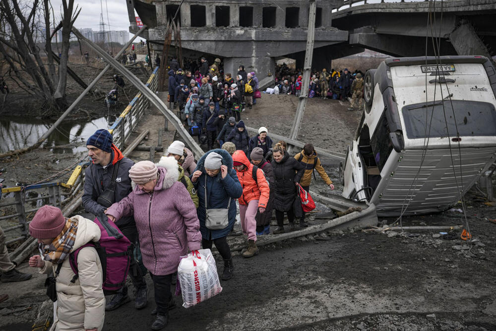 Razaranje... Evakuacija civila iz okoline Kijeva