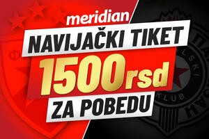 ODIGRAJ NAVIJAČKI TIKET: Za Zvezdinu i Partizanovu pobedu – preuzmi 1.500 RSD BONUSA!
