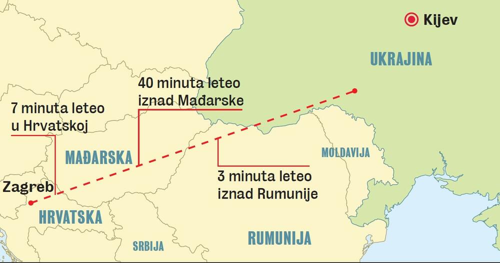 Kako je ovo moguće  Letelica iz Ukrajine stigla do Zagreba