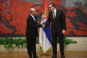 SVEČANO U PALATI SRBIJA: Predsednik primio akreditive novoimenovanih ambasadora (FOTO)