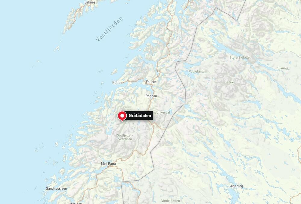 mapa, Norveška, pad aviona