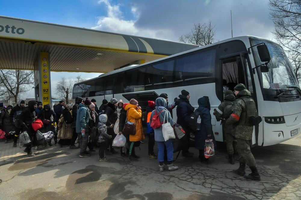 evakuacija, Marijupolj, Donjeck, Ukrajina