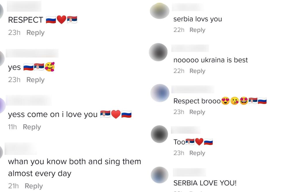 Srbija, Rusija, Komentari