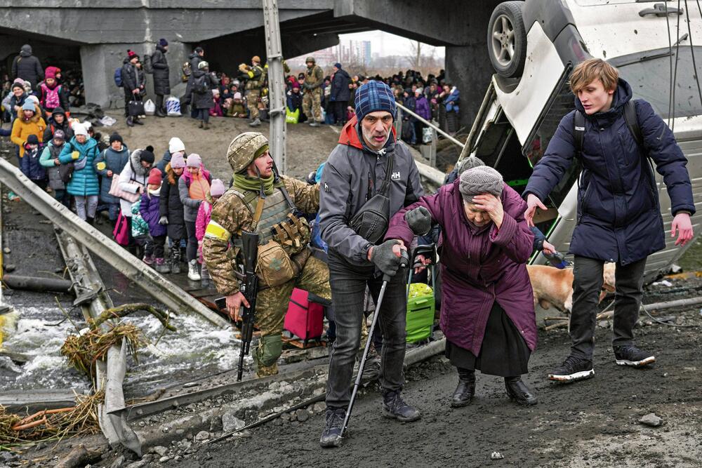 Ukrajina, rat, Izbeglice