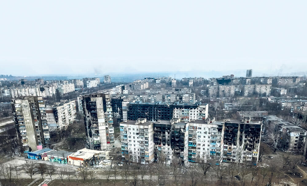 Veliko razaranje... Panorama Marijupolja