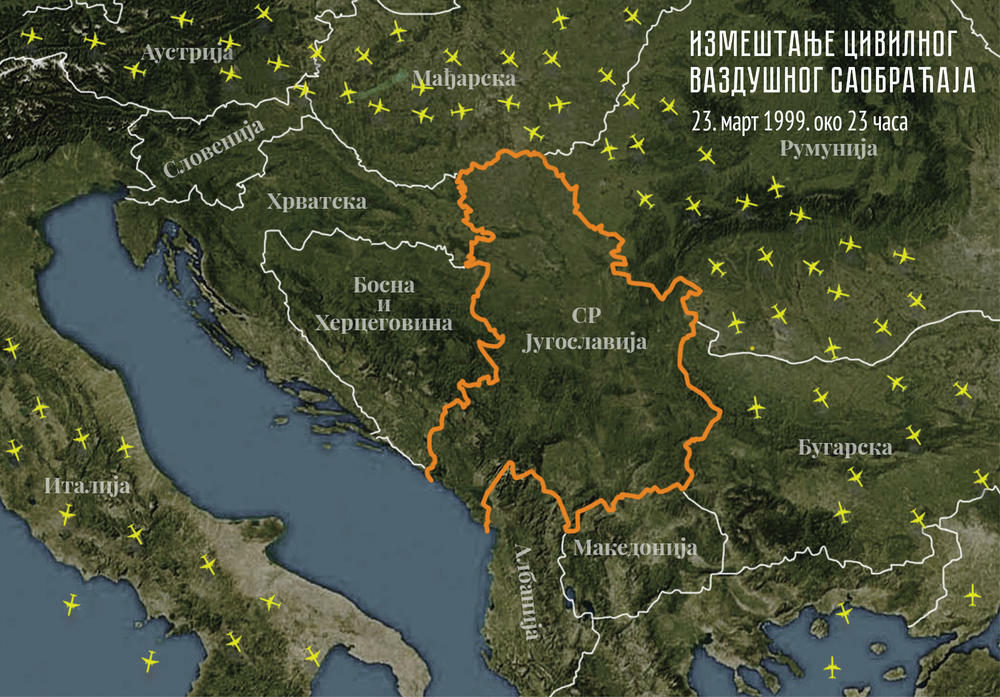 Mapa SRJ Jugoslavije