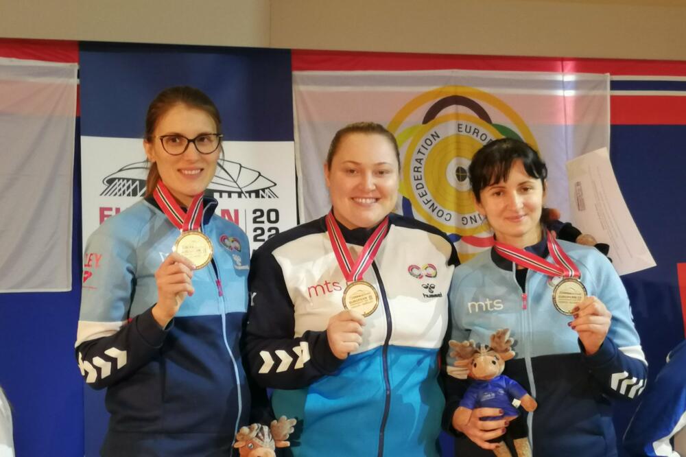 BRAVO DEVOJKE: Ženska streljačka ekipa osvojila zlato na Evropskom prvenstvu