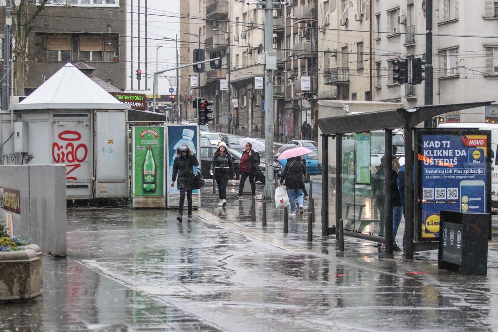 kiša, pljusak, Beograd