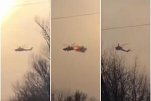 PRVO DOKUMENTOVANO RUŠENJE RUSKOG APAČA NA NEBU IZNAD LUGANSKE OBLASTI Kako je oboren Mi-28N !VIDEO