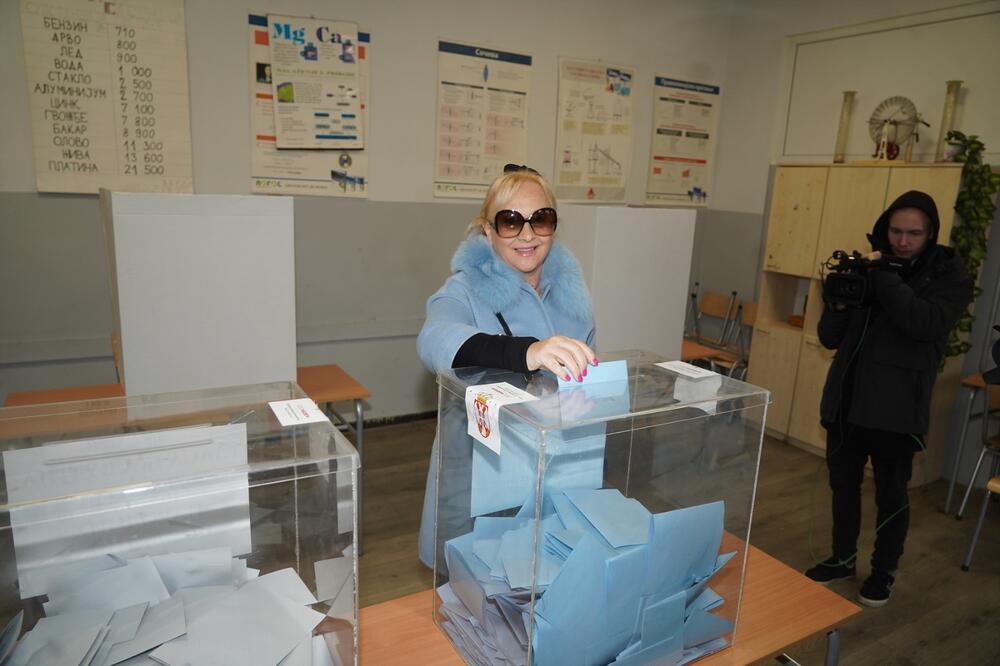 Izbori 2022, glasanje, Gordana Šaulić