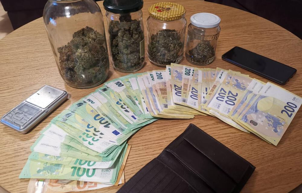 hapšenje, droga, Marihuana, Mirijevo