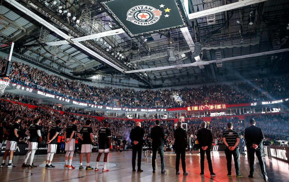 Beogradska arena, KK Partizan
