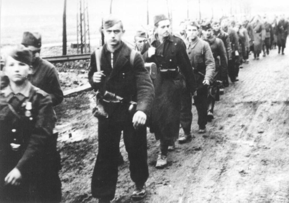 Partizanske jedinice odlaze na Sremski front