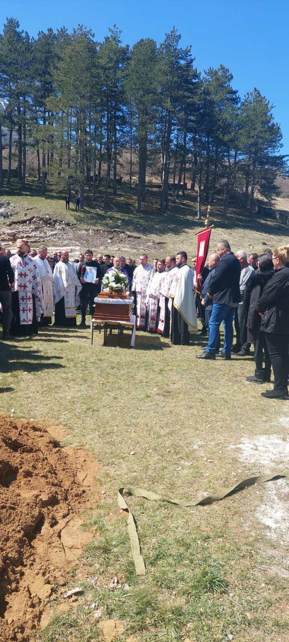 Laza Pajčin, sahrana