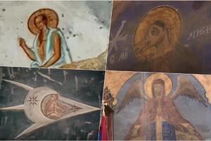 ĆELAVI ISUS, VANZEMALJCI I PSOGLAVI SVETAC: Misterije srpskih srednjovekovnih manastira! Ove freske niko ne ume da objasni (FOTO)