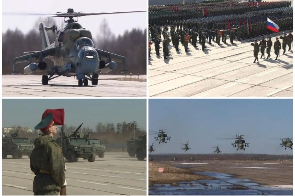 VOJNA PARADA U MOSKVI: Čak 11.000 vojnika, 77 aviona i helikoptera vežbalo za Dan pobede! Proslave će biti u 379 gradova! VIDEO