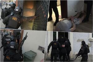 POGLEDAJTE KAKO SPECIJALCI HAPSE NARKO-DILERE Policija upala u stanove, jednog zatekli u gaćama, zaplenjeno i oružje 7 UHAPŠENIH