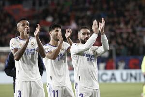 BENZEMA PROMAŠIO DVA PENALA ZA 7 MINUTA: Real Madrid preživeo Osasunu, "kraljevići" slavili u gostima