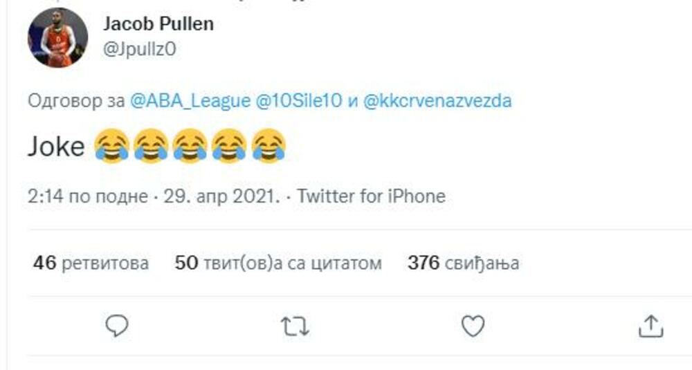 Ovako je Pulen reagovao 2021. godine