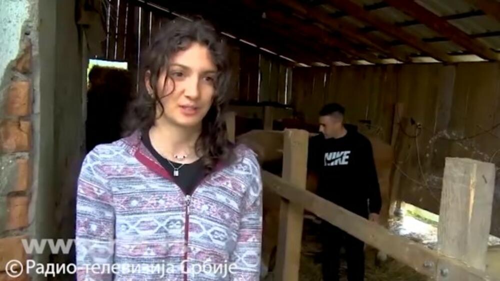 Andrija Đokić, Ribaševina, selo, srpsko selo, štala, goveda, krave, Milena Nikolić