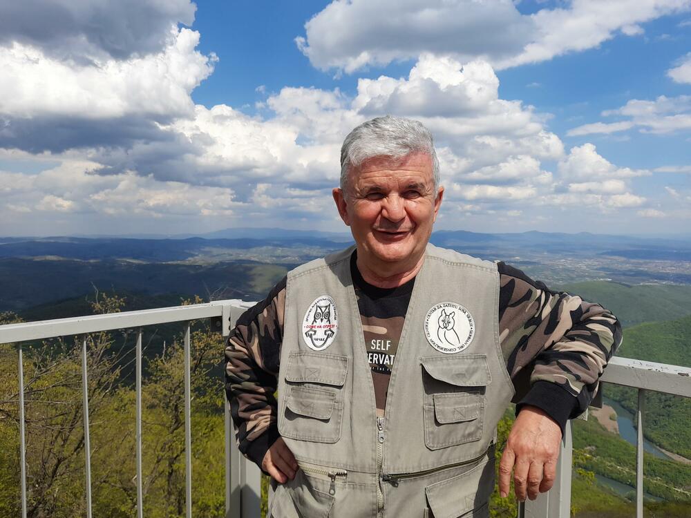 Zoran Rajičić,  ornitolog Sove na oprezu 