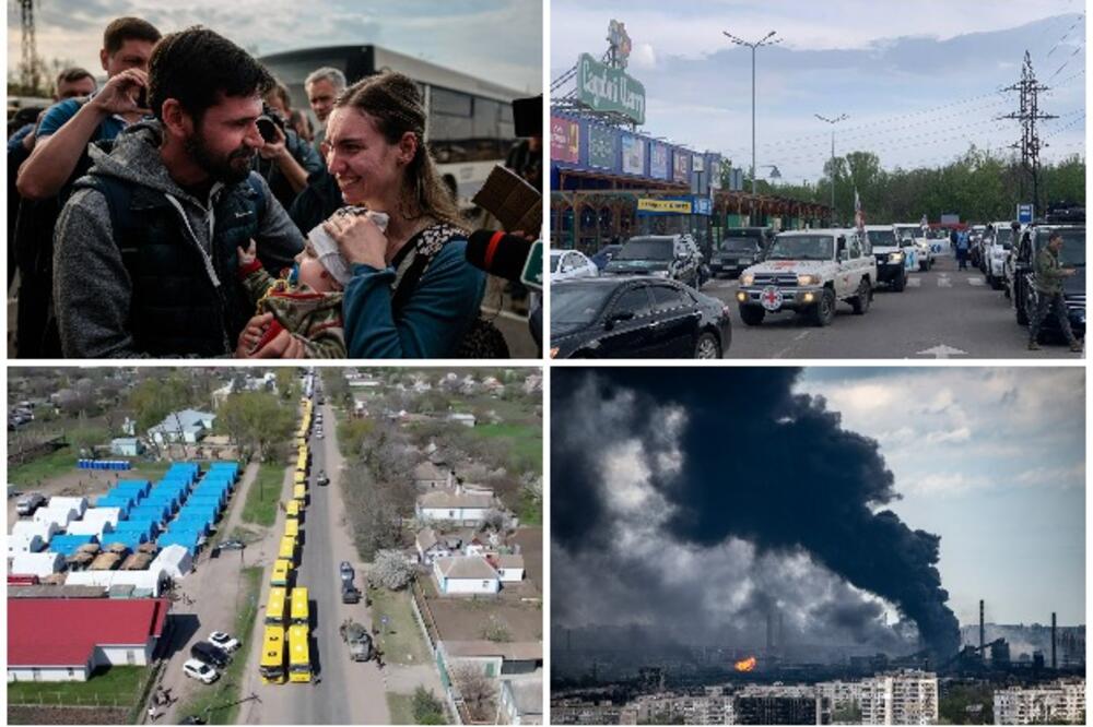 UN: EVAKUISANI IZ AZOVSTALJA STIGLI U ZAPOROŽJE! Prvi konvoj civila iz Marijupolja na teritoriji pod ukrajinskom kontrolom!
