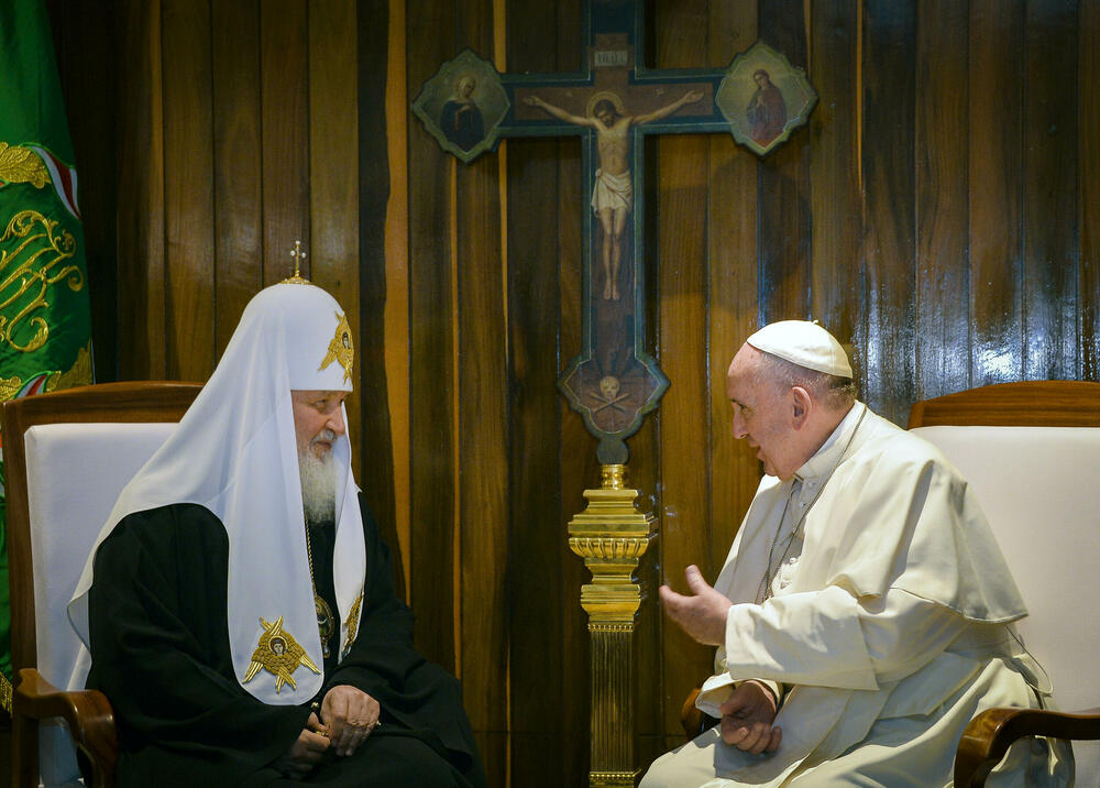 Papa Franja, Patrijarh Kiril