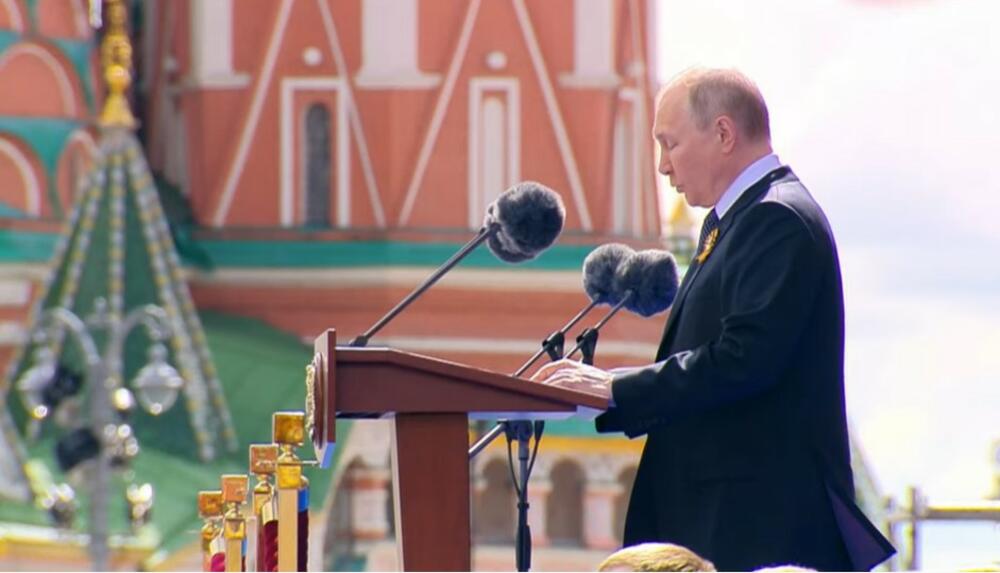 Vladimir Putin, parada, govor, Dan pobede