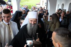 PATRIJARH PORFIRIJE STIGAO U SKOPLJE: Kanonska poseta Makedonskoj pravoslavnoj crkvi - Ohridskoj arhiepiskopiji