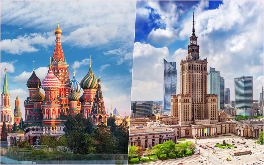 Rusija, Moskva, Varšava, Poljksa