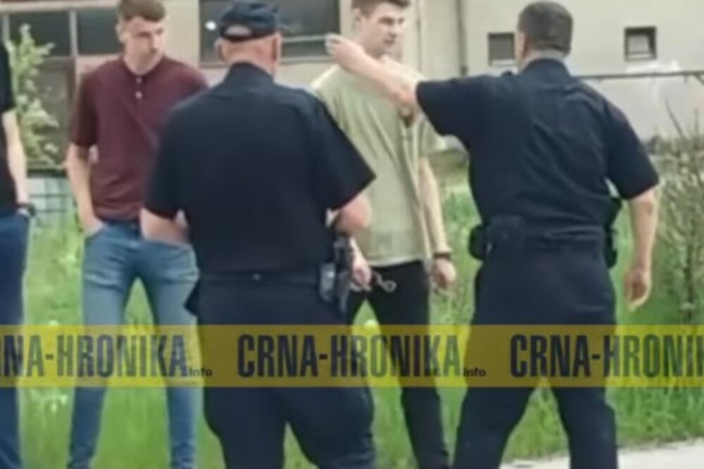 SNIMAK POLICIJSKE BRUTALNOSTI? Mladić se sukobio sa organima reda u sarajevskom naselju Hadžići! VIDEO