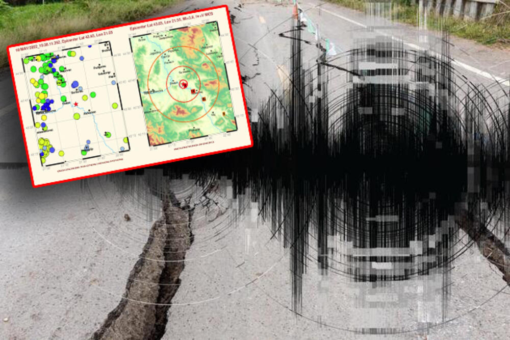 JAK ZEMLJOTRES POGODIO SRBIJU! Epicentar na 16 km od Kruševca DOBRO SE TRESLO NEKOLIKO SEKUNDI (FOTO)