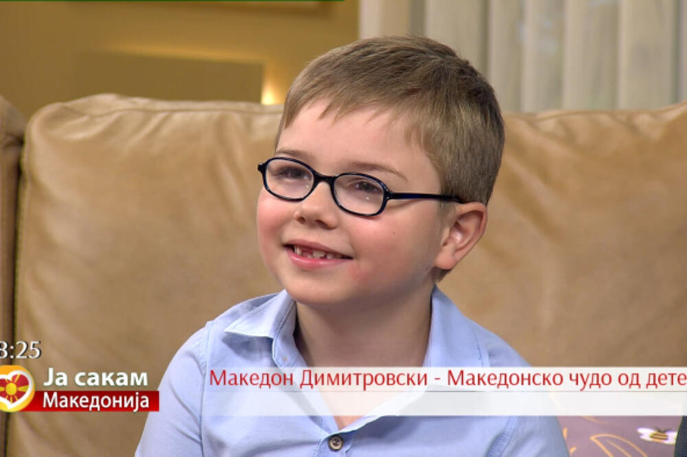 MAKEDONSKO ČUDO OD DETETA: Sedmogodišnji Tetovac osvojio zlatnu medalju iz matematike, a evo koliko jezika tečno govori! VIDEO