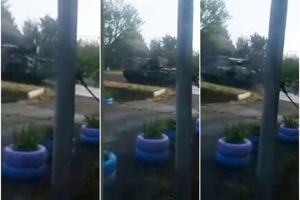 KOD SEVERNODONJECKA PRIMEĆENI RUSKI TERMINATORI: Oklopna vozila namenjena podršci tenkova snimili meštani VIDEO