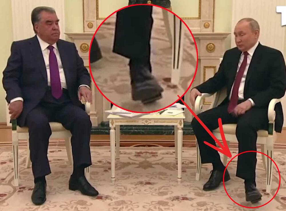 Navodno ne kontorliše svoju levu nogu... Vladimir Putin