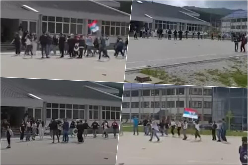 NEMA MATURE BEZ SRPSKOG KOLA I TROBOJKE: Učenici iz Kolašina uz trubače proslavili kraj školovanja! VIDEO
