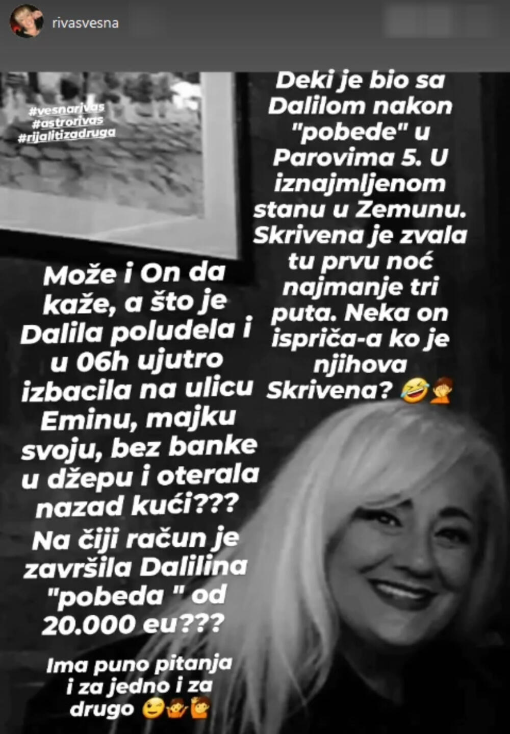 Vesna Rivas, Dalila Dragojević