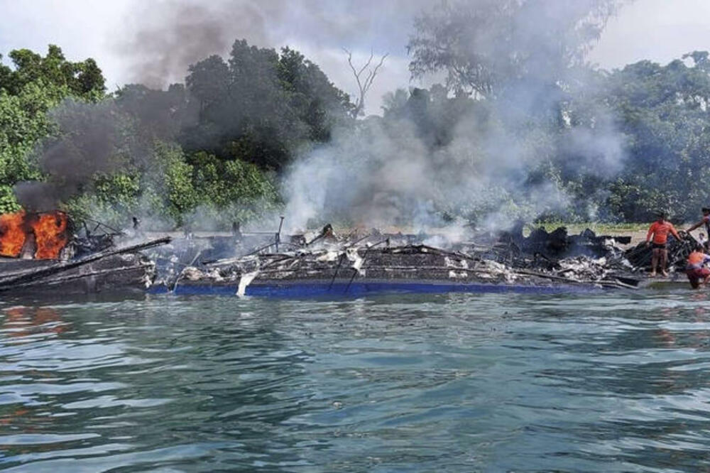 POŽAR NA PUTNIČKOM TRAJEKTU NA FILIPINIMA: Najmanje sedmoro mrtvih, 7 osoba nestalo FOTO