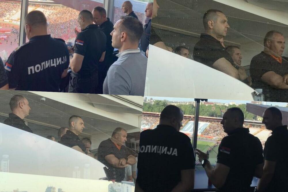 DERBI PROTIČE BEZ INCIDENATA! Ministar Vulin prati utakmicu iz KOMANDNE SOBE stadiona, sa njim i komandant Žandarmerije