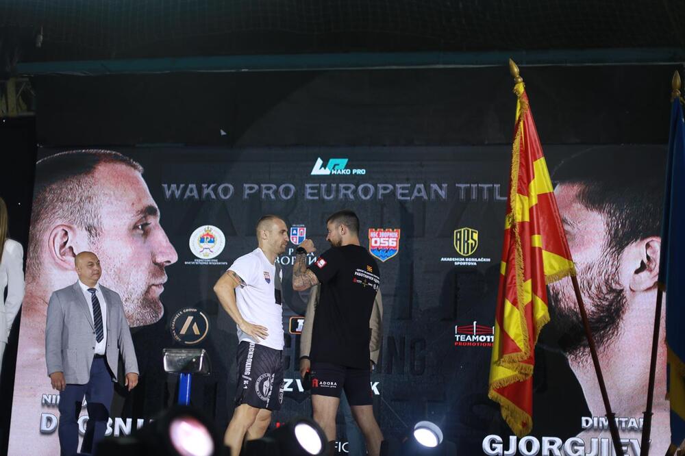 SEVAĆE MUNJE U ZVORNIKU: Nikola Drobnjak u borbi večeri za prvaka Evrope protiv Makedonca Gjorgijeva
