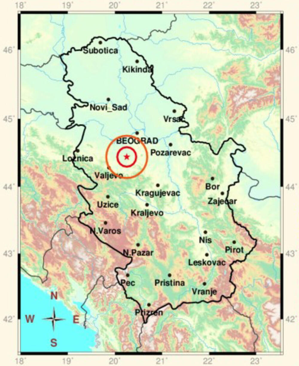 zemljotres, Lazarevac