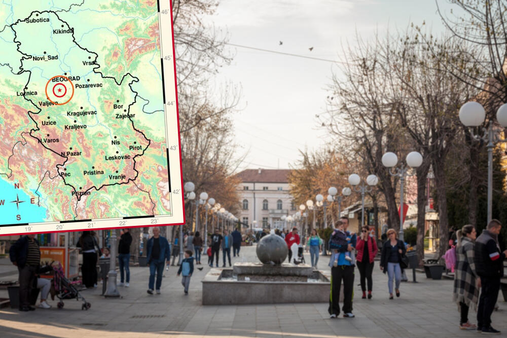 ZEMLJOTRES U LAZAREVCU: Treslo se tlo u ovom delu Srbije